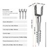 Image 2 : Brand New - Brand New VEVOR Heavy-Duty No-Dig Ground Anchors – 27.56 Inches