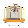 Image 1 : Brand New - Brand New VEVOR 55-Inch Yellow Kids Trampoline with Safety Enclosure