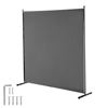 Image 2 : Brand New - Brand New VEVOR 6FT Freestanding Privacy Room Divider – Grey
