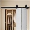 Image 1 : Brand New - Brand New VEVOR 40-Inch Bi-Folding Sliding Barn Door Hardware Kit