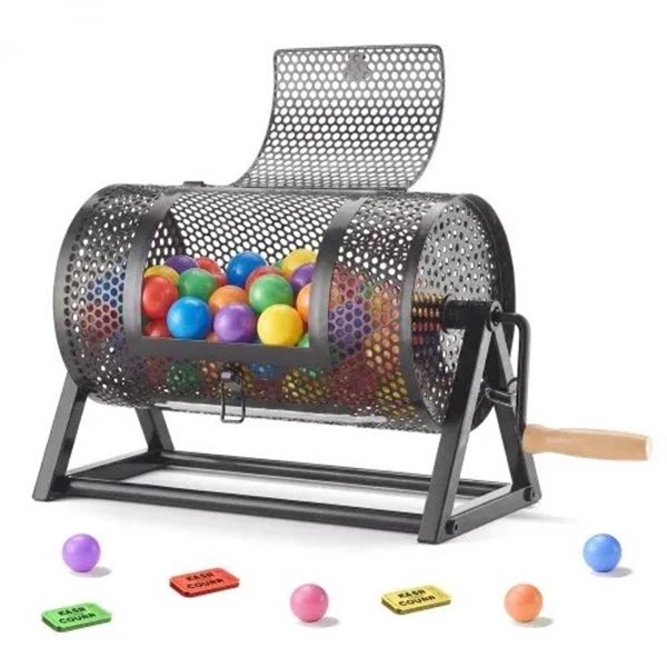 Brand New - VEVOR Raffle Drum TY-0711-5.2. Black
