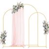 Image 2 : Brand New - Brand New VEVOR Gold Wedding Arch Backdrop Stand