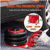 Image 3 : Brand New - Brand New VEVOR 3-Ton Triple-Bag Pneumatic Air Jack – Red
