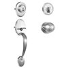 Image 1 : Brand New - Brand New VEVOR Satin Nickel Front Door Handle and Deadbolt Set