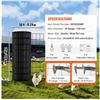 Image 2 : Brand New - Brand New VEVOR 24 in x 50 ft Black Welded Wire Fence 16 Gauge
