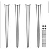 Image 1 : Brand New - Brand New VEVOR 40-Inch Heavy-Duty Hairpin Table Legs