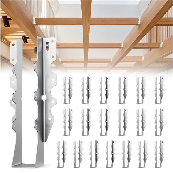 Brand New - Brand New VEVOR 50 pcs. Face-Mount Joist Hangers for Floors Decks and Trusses
