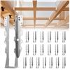 Image 1 : Brand New - Brand New VEVOR 50 pcs. Face-Mount Joist Hangers for Floors Decks and Trusses
