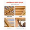 Image 2 : Brand New - Brand New VEVOR 50 pcs. Face-Mount Joist Hangers for Floors Decks and Trusses