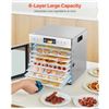 Image 2 : Brand New - Brand New VEVOR Stainless Steel Food Dehydrator 400W with Digital Controls