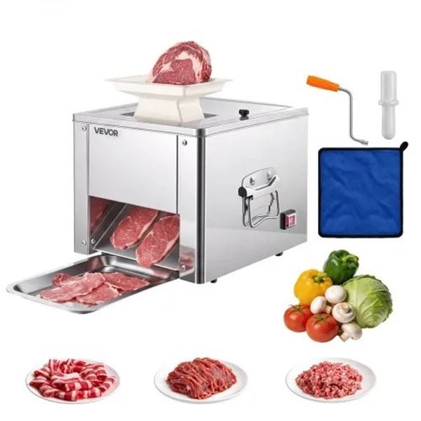 Brand New - Brand New VEVOR Commercial Electric Meat Cutter and Slicer 550W
