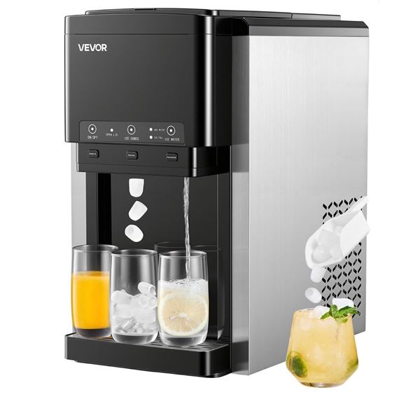 Customer returned looks new - VEVOR 3-in-1 Countertop Water Dispenser with Ice Maker