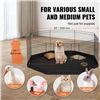 Image 1 : Brand New - Brand New VEVOR 24-Inch Foldable Metal Pet Playpen with Bottom Pad