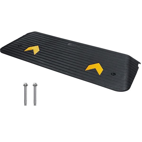 Brand New - Brand New VEVOR 2-Inch Heavy-Duty Rubber Curb Ramp