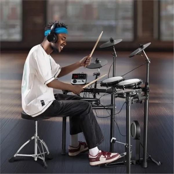 Brand New - Brand New VEVOR Electronic Drum Set with Stool, Headphones & USB MIDI