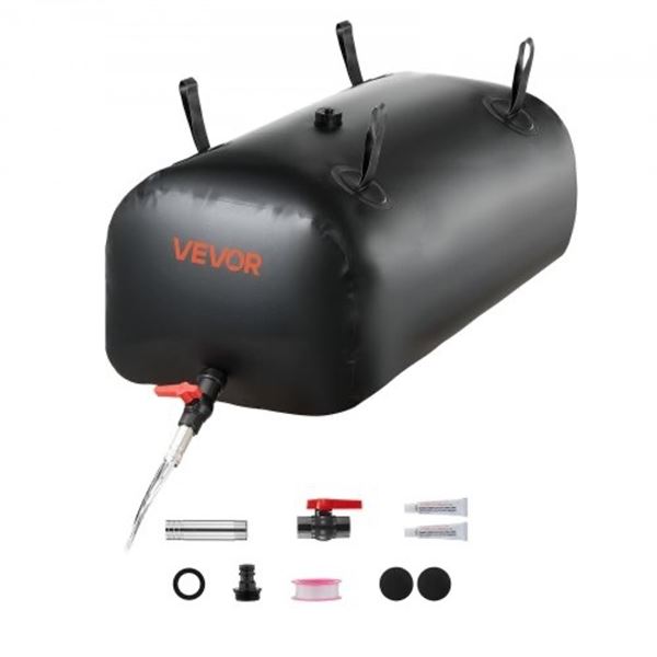 Brand New - Brand New. VEVOR 113L / 30 Gal Collapsible Water Storage Bladder – Black