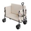 Image 1 : Brand New - Brand New VEVOR 2-in-1 Collapsible Folding Wagon Cart & Bench Seat