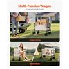Image 2 : Brand New - Brand New VEVOR 2-in-1 Collapsible Folding Wagon Cart & Bench Seat
