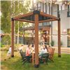 Image 2 : Brand New - Brand New VEVOR 6 x 6 Inch Heavy-Duty Pergola Bracket Kit – Model SSB4D4