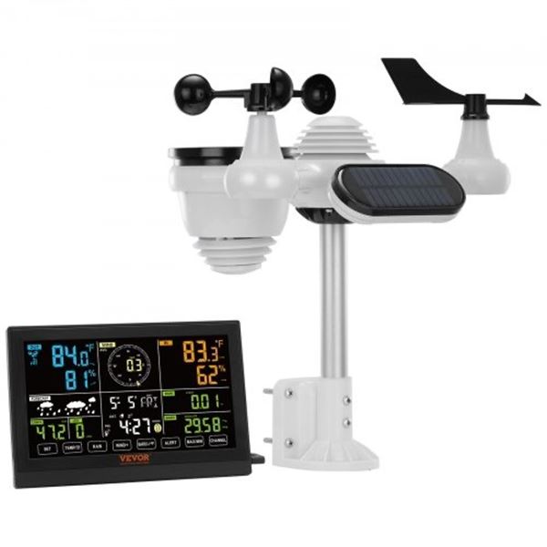 Brand New - Brand New VEVOR 7-in-1 Wireless Weather Station with 7.5-Inch Colour Display