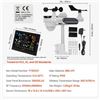 Image 2 : Brand New - Brand New VEVOR 7-in-1 Wireless Weather Station with 7.5-Inch Colour Display