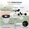 Image 4 : Brand New - Brand New VEVOR 7-in-1 Wireless Weather Station with 7.5-Inch Colour Display