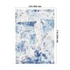 Image 2 : Brand New - Brand New VEVOR 5 x 7 ft Washable Blue Area Rug – Model XDFL5S-7FT