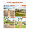 Image 2 : Brand New - Brand New VEVOR 12 FT × 22 IN Roll-Out Cedar Wooden Garden Pathway