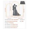 Image 2 : Brand New - Brand New VEVOR Gold Wedding Arch Backdrop Stand Set – 7.2/6.6/6 FT