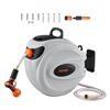 Image 1 : Brand New - Brand New VEVOR 65FT Retractable Garden Hose Reel with 9-Pattern Nozzle