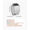Image 3 : Brand New - Brand New VEVOR 4.5KW 240V Electric Sauna Heater – Stainless Steel