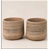 Image 3 : Brand New - Brand New TERRA Galestro 9” Planter Set – 2 Pack | Handmade in Italy