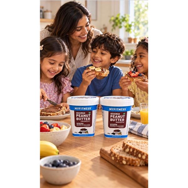 Brand New - Brand New MYFITNESS Chocolate Peanut Butter 2-Pack Variety Lot – Smooth & Crunc