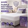 Image 1 : Brand New - Brand New Purple Mattress Protector – Queen Size – Quiet Dual-Layer Pr