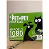 Image 2 : Brand New - Brand New PET N PET Poop Bags – 60 Rolls (1,080 Bags) – Unscented