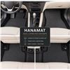 Image 1 : Brand New - Brand New HanaMat Dual-Layer EVA Car Mat Set for Mid-Size SUVs – Black