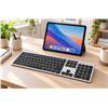 Image 1 : Brand New - Brand New Ultra-Slim Bluetooth 3.0 Wireless Keyboard – Silver, Full-Size with N