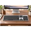 Image 2 : Brand New - Brand New Ultra-Slim Bluetooth 3.0 Wireless Keyboard – Silver, Full-Size with N