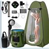 Image 1 : Brand New - Brand New Zappyway Portable Heated Camping Shower Kit with Privacy Tent