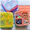 Image 4 : Brand New - Brand New Younggever 4-Compartment Reusable Snack & Meal Prep Containers