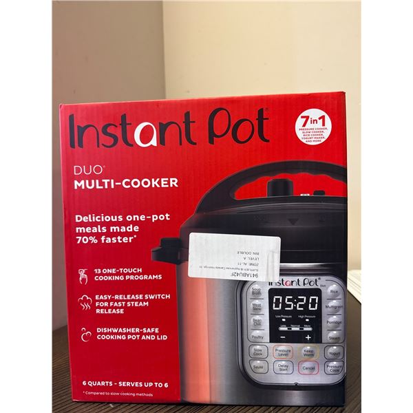 Brand New - Instant Pot Duo Multi-Cooker 6 Quarts