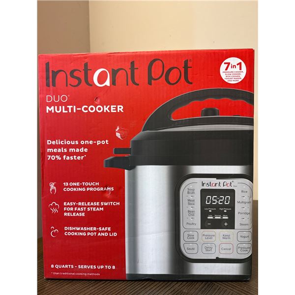 Brand New - Instant Pot Duo Multi-Cooker 8 Quarts