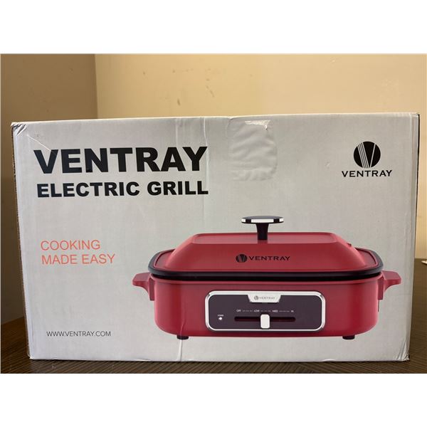 Brand New - VENTRAY Electric Grill - Red