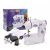 Image 2 : Brand New - Mini Sewing Machine SM-202A with Double Threads & Two Speed Control