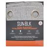 Image 1 : Customer returned looks new - SUN+BLK 2 Pack Total Blackout Grommet Window Curtains 52 x 90 in