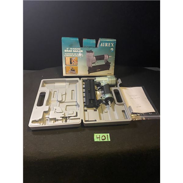 2" 18 Gauge brad nailer with carrying case
