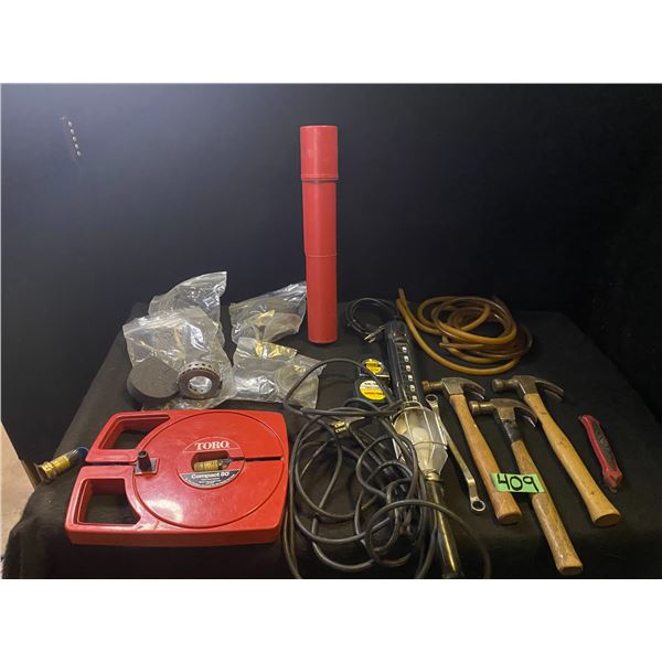 Assorted lot of hand tools