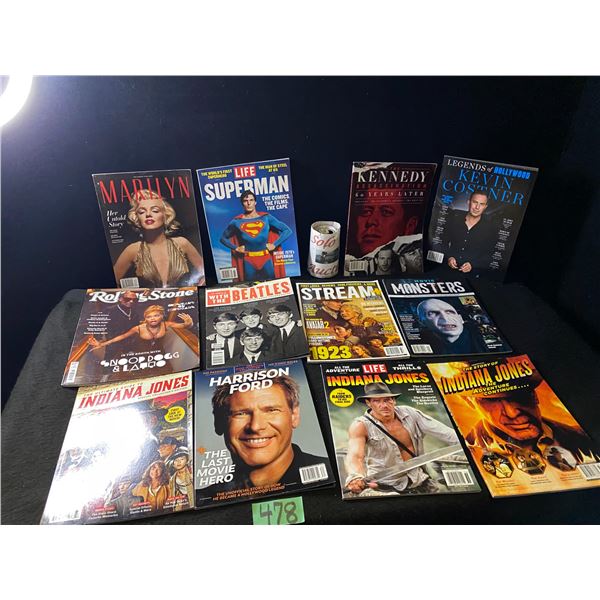 Assorted back issue magazines