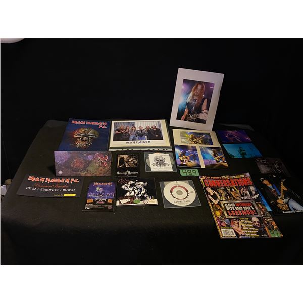 Assorted Iron Maiden collectables