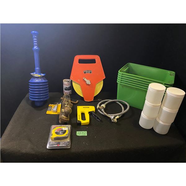 Assorted hand tool lot